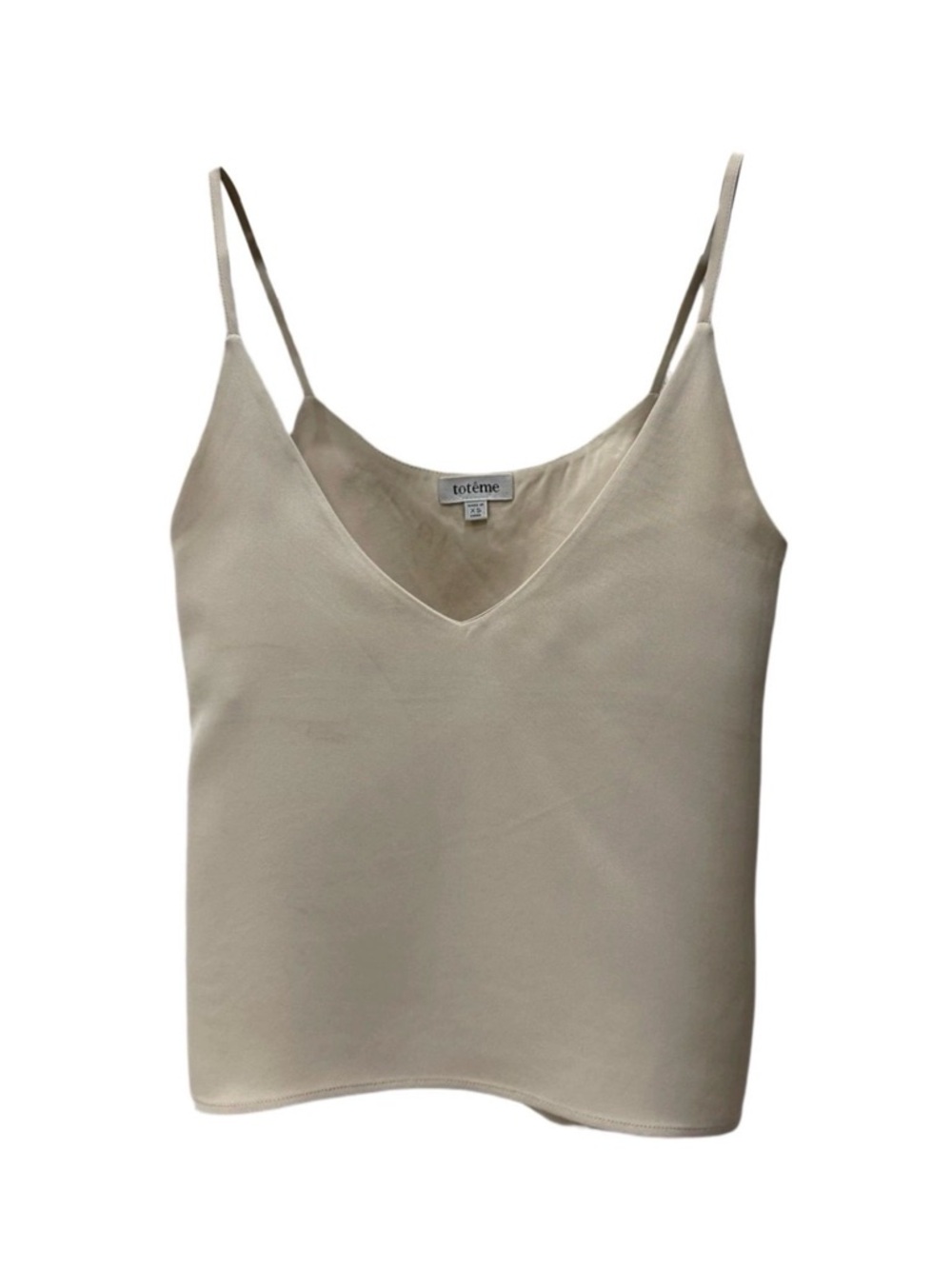 Totême Nude Silk Camisole - Size: XS